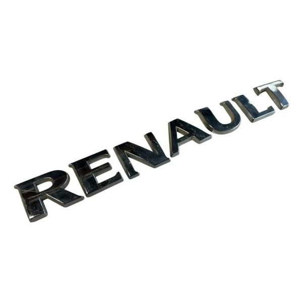Emblema Letreiro Renault Logan Sandero Duster Megane Prateado