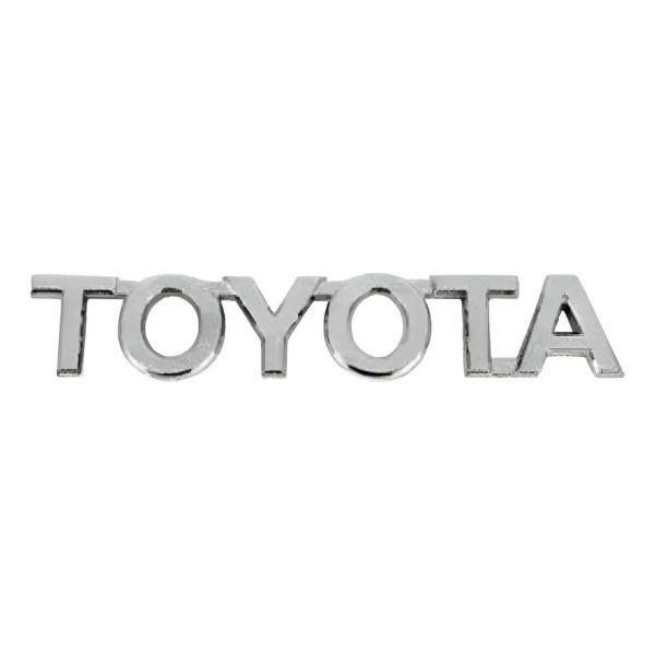 Emblema Nome Letreiro Toyota 2003 2004 2005 2006 2007 2008 Prateado