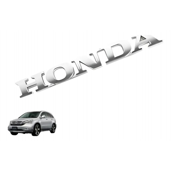 Emblema Letreiro Honda 2009 2010 2011 2012 2013 2014 2015 Cr Prateado