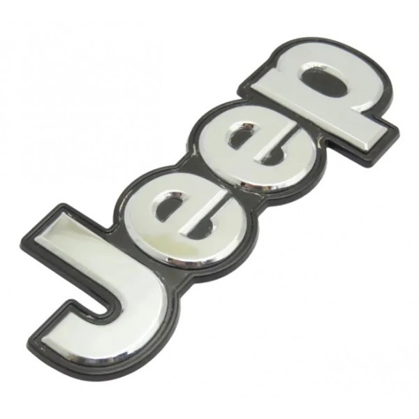 Emblema Tras Jeep Renegade E Compass Original 2015 A 2022 Prateado