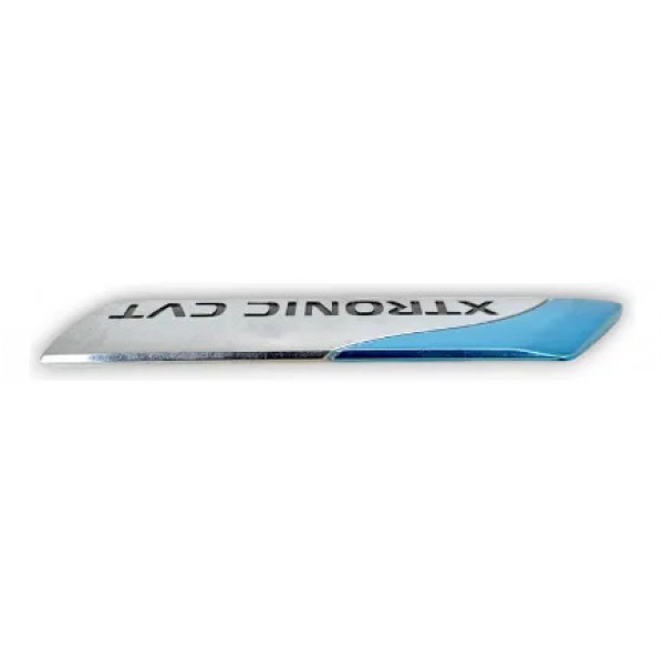 Emblema Letreiro Traseiro Xtronic Cvt Nissan Sentra 2012 Azul E Cromando