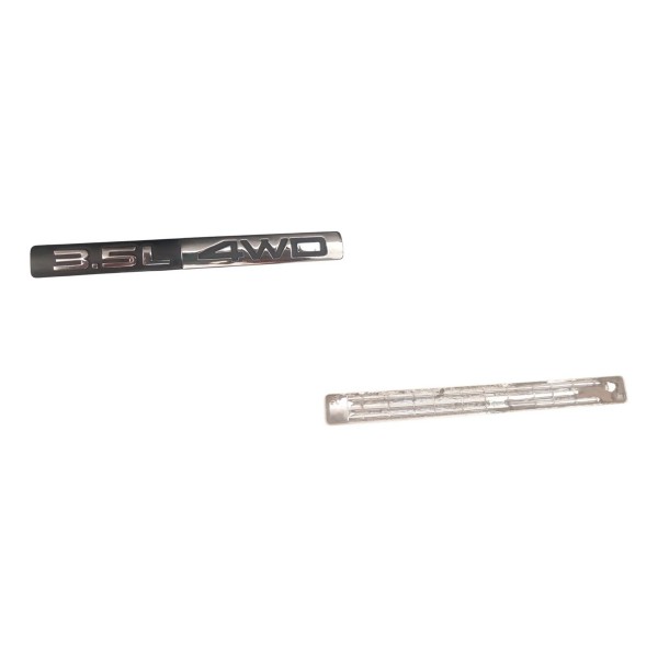 Emblema 3.5l4wd Tampa Tras Hyundai Santa Fé 06/12 863222b200 Prateado