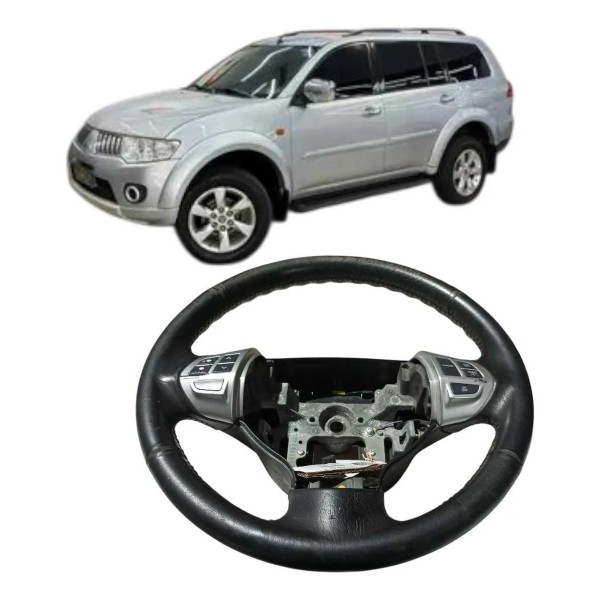 Volante Direcao Motorista Mitsubishi Pajero Dakar 2012 2013 Preto