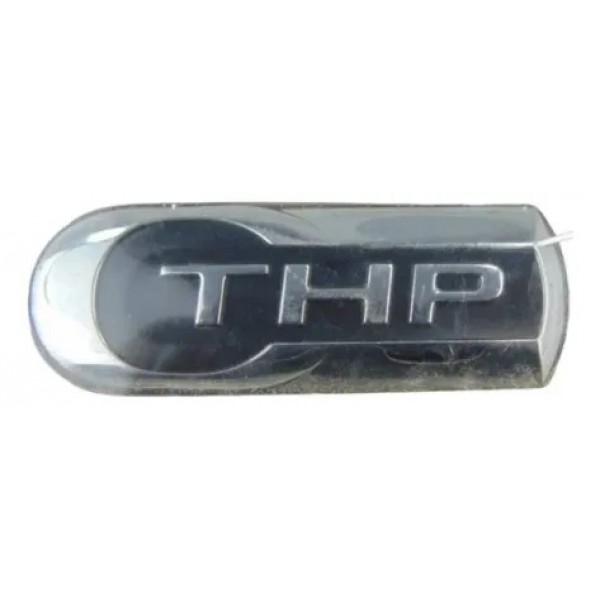 Emblema Thp Para Citroen C4 Cactus 2014 2015 2016 2017 2018 Preto E Cromado
