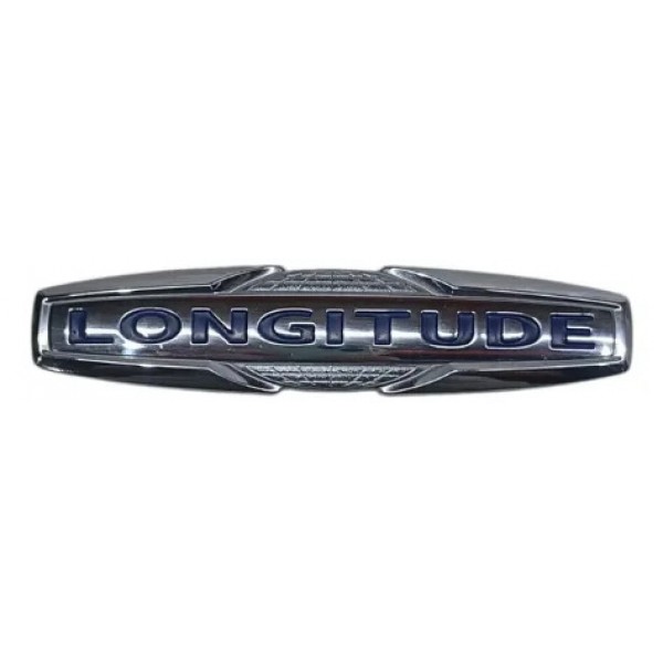 Emblema Símbolo Jeep Longitude Original 17/18/19/20/21/22 Cromado