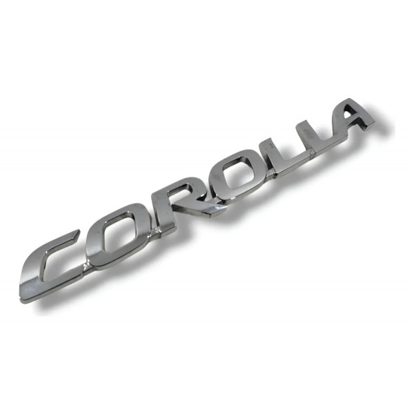 Emblema Letras Tampa Traseira Toyota Corolla Grs 2022 Orig Prateado