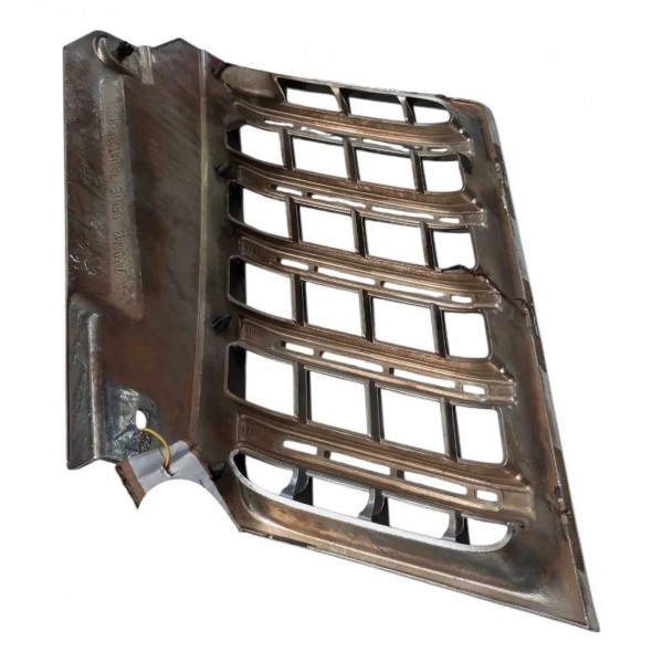 Grade Dianteira Esq Mitsubishi L200 Pajero Dakar 2008 A 2016 Preto Brilhante