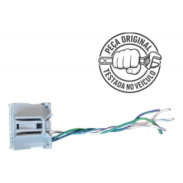 Plug Conector Cinza Modulo Airbag Ford Ka 2021 5 Fios