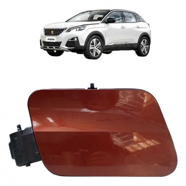 Portinhola Tanque Combustivel Peugeot 3008 Griffe 2019 2020 Vermelho 2019