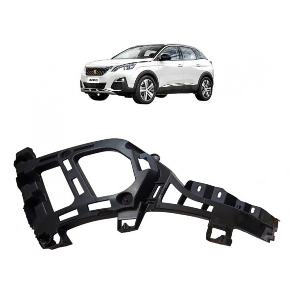 Guia Esquerdo  Parachoque Traseiro Peugeot 3008 2019 A 2022