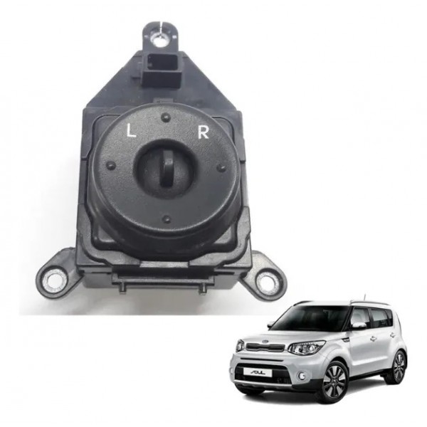 Botão Retrovisor Elétrico Kia Soul 08 09 2010 2011 2012 2013