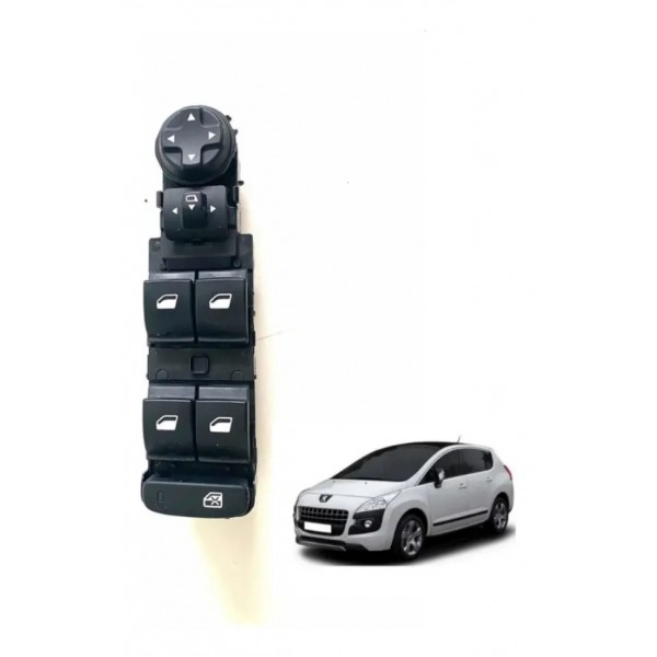 Comando Vidro Dianteiro Esquerdo Peugeot 3008 2018/2022