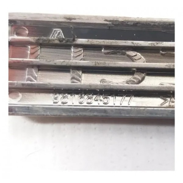 Emblema Adesivo Tampa Porta Malas Citroën C3 9820762680 Azul E Cromado