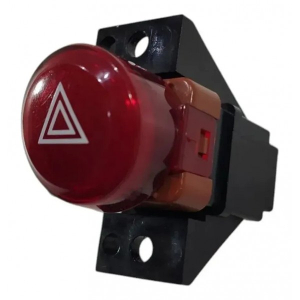 Botão Pisca Alerta New Civic Fit 2009 2010 2011 2012 2013 Vermelho