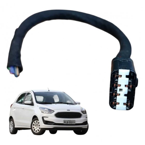 Plug Conector Botao Porta D.d Ford Ka 2021 6 Fios