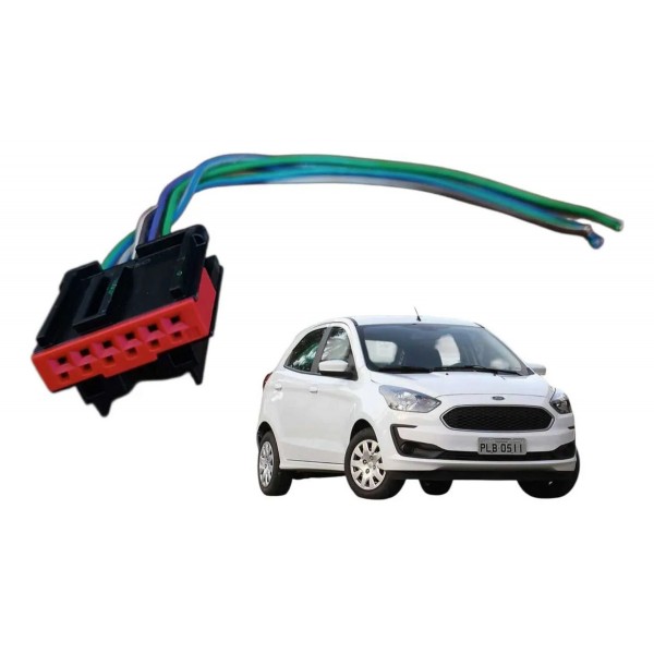 Plug Conector Motor Atuador Condicionado Ford Ka 2021 5 Fios