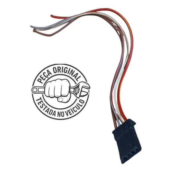 Plug Conector Luz Placa Mini Cooper 2010 4 Fios