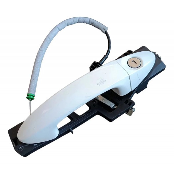 Macaneta Externa Dianteira Esquerda Ford Ka 2017 2018 2021 Branco Dianteira