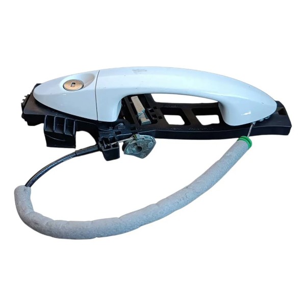 Macaneta Externa Dianteira Esquerda Ford Ka 2017 2018 2021 Branco Dianteira