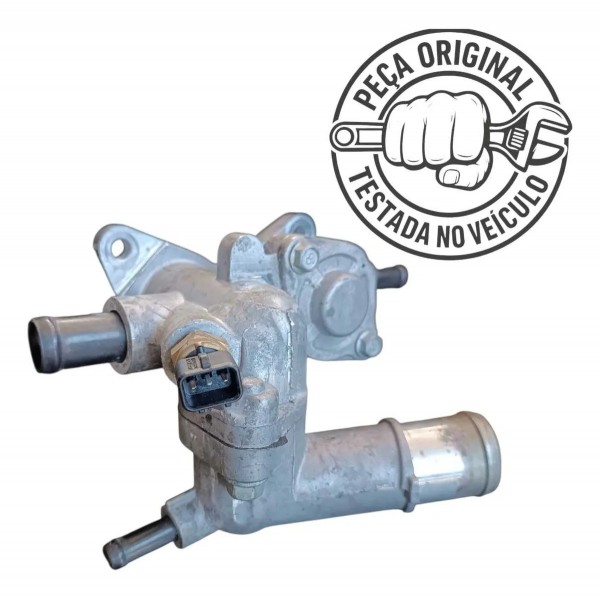 Carcaca Valvula Termostatica Hyundai Creta 1.0 Turbo 2025 Azul