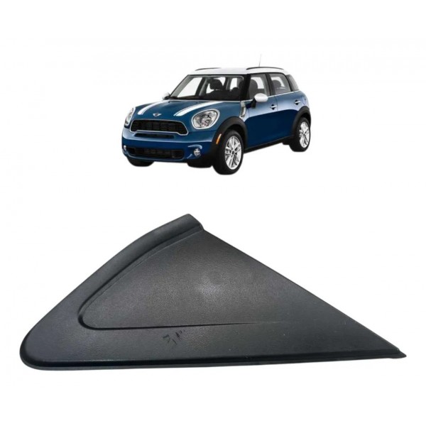 Moldura Acab Externo Retrovisor Direito Mini Cooper 2011/14 Preto