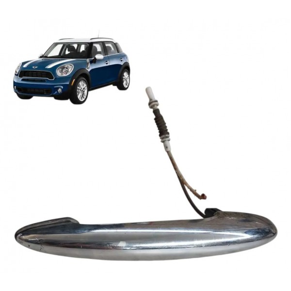 Macaneta Externa Dianteira Direita Mini Cooper 2011 2012 Prateado Dianteira