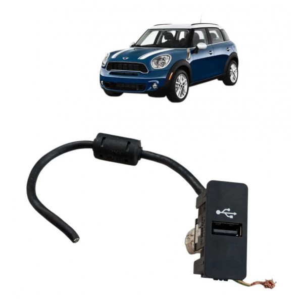 Entrada Auxiliar Usb Mini Cooper Clubman 2011 2012 Original