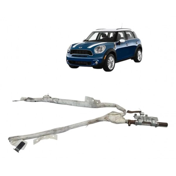 Cortina Airbag Teto Lateral Esquerdo Mini Cooper 2011 2012 Branco