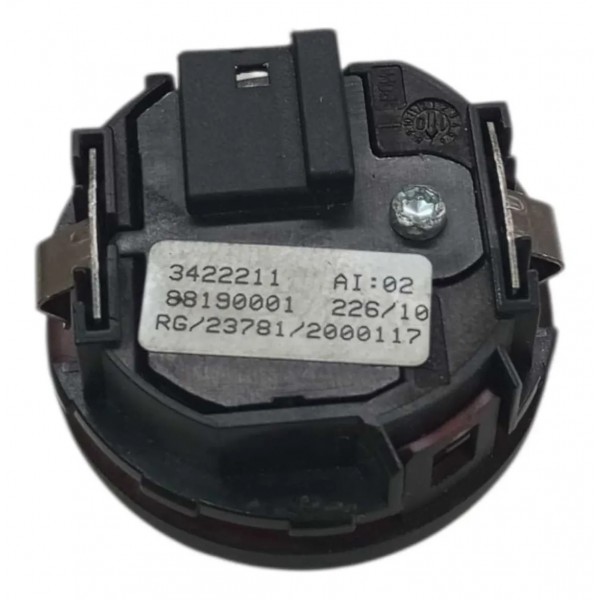 Botão Interruptor Pisca Alerta Segurança Mini Cooper 2010 Preto