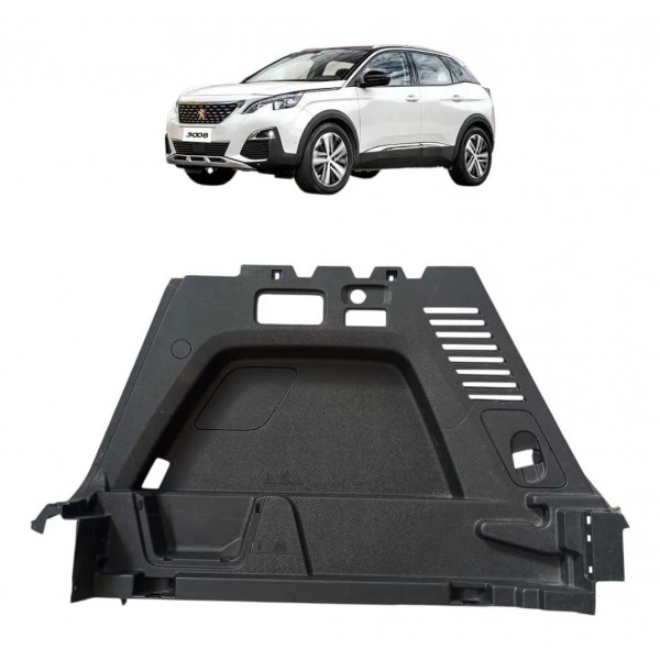 Acabamento Porta Malas Lado Esq. Peugeot 3008 Griffe 2019 Preto