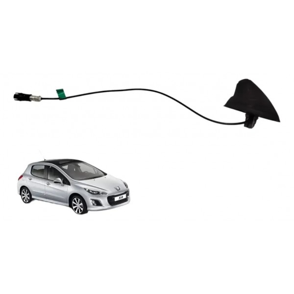 Base Antena Teto Peugeot 308 2012 2013 2014 2015 2016 A 2019 Preto