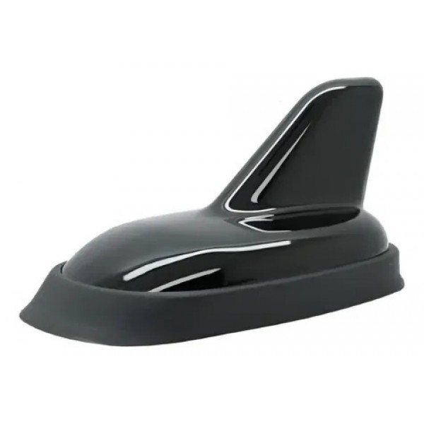 Antena Mini Shark Decorativa Tubarão Jetta Golf Tiguan Audi Preto