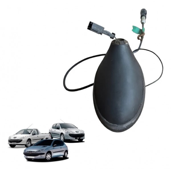 Base Da Antena Peugeot 206 E 207 9653389980 Preto