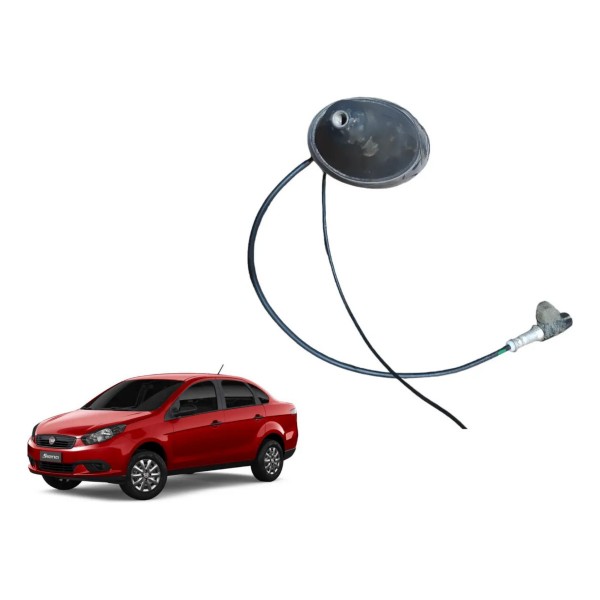 Base Suporte Antena Novo Palio Grand Siena Fiat 51723587 Preto