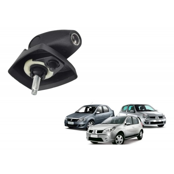 Base Da Antena De Teto Clio Logan Sandero Ate 2013 E2-89508 Preto