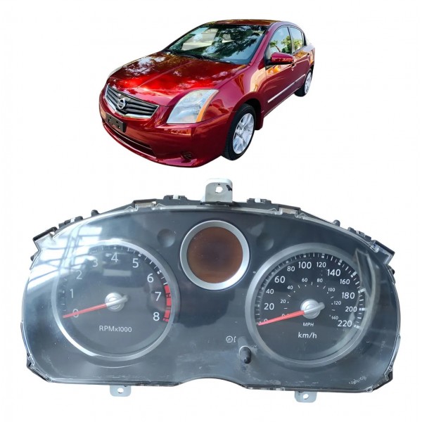 Painel Instrumento Velocimetro Nissan Sentra 2008 2009 2010  Preto