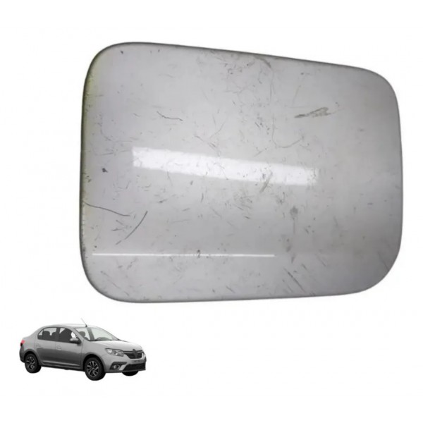 Portinhola Tanque Combustível Logan Sandero 2015 A 2020 Prateado 20152020