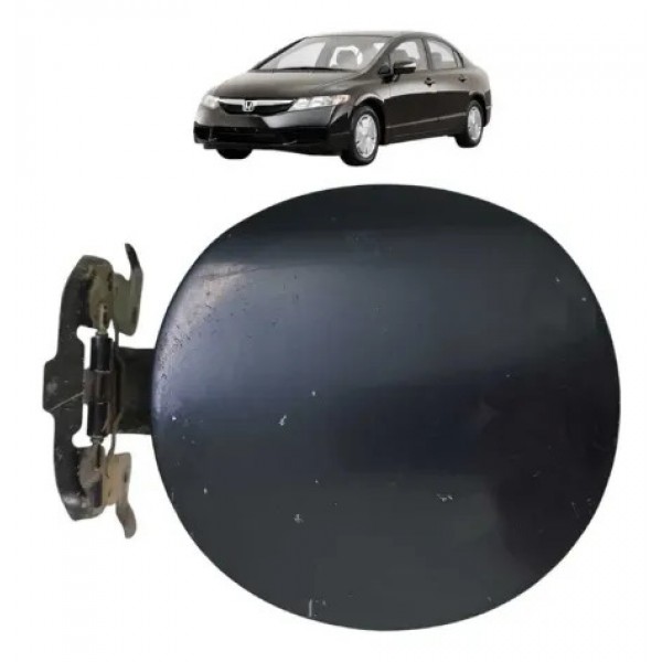 Portinhola Tanque Combustível Honda New Civic 2007 2011 Preto 2007