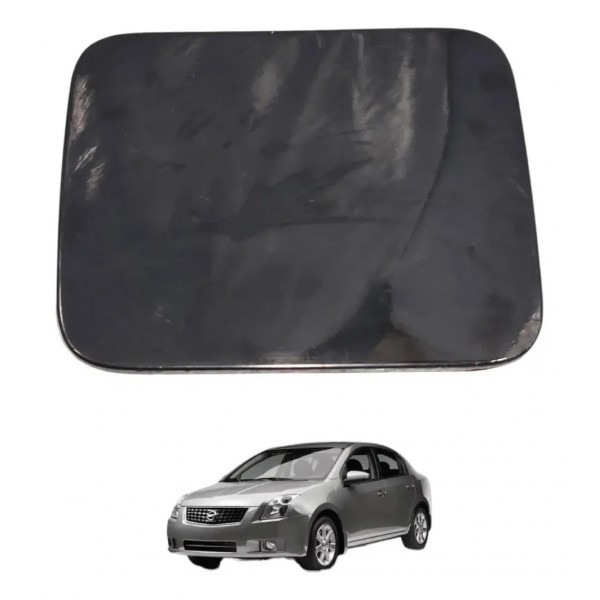 Portinhola Tampa Tanque Combustível Nissan Sentra 2008-2013 Preto 2008