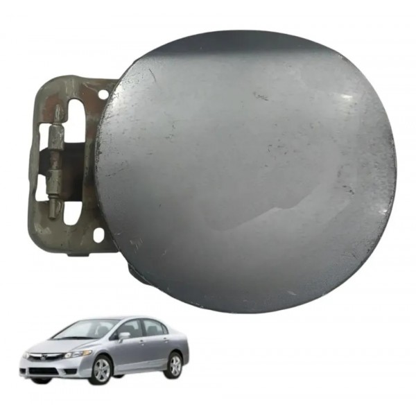 Portinhola Tanque Combustível Honda New Civic G8 2006 Á 2011 Prateado 2010