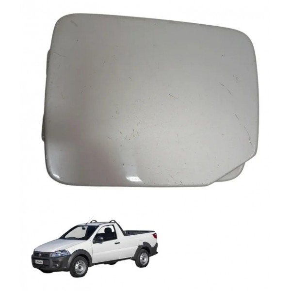 Tampa Portinhola Fiat Strada 2018 Prateado 2018