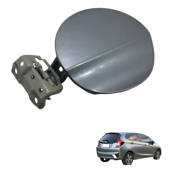 Portinhola Tanque Combustível Honda Fit 2015/2021 Prateado 2015