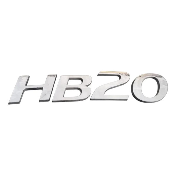 Emblema Letreiro Hb20 Traseira Compatível Hb20 2020 Acima Cromado