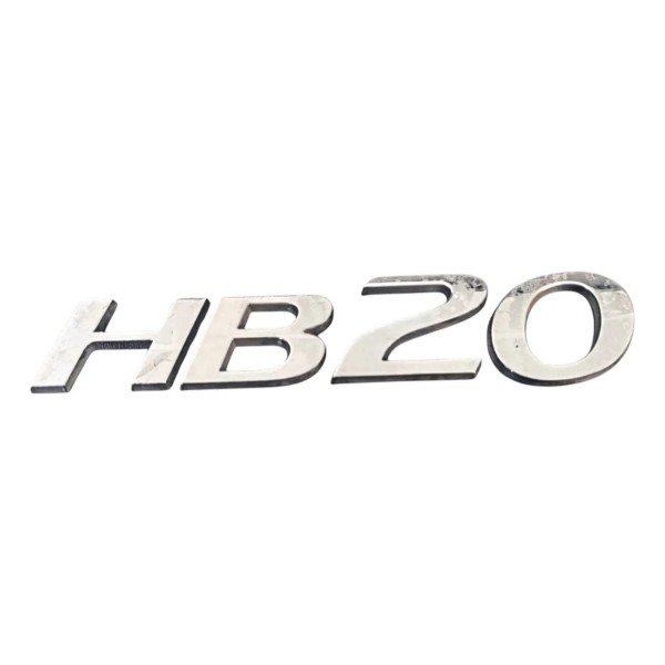 Emblema Letreiro Hb20 Traseira Compatível Hb20 2020 Acima Cromado