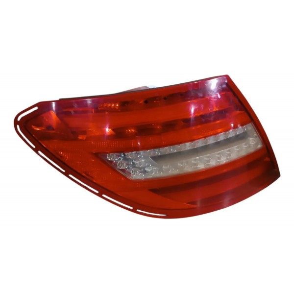 Lanterna Traseira Esquerda Mercedes C180 C200 2012 Detalhe Esquerdo/motorista Vermelho