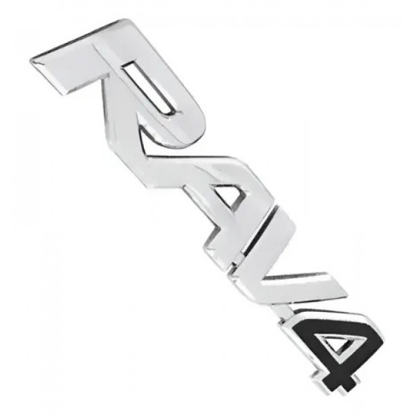 Emblema Rav4 - Tampa Tras 13/15 Original Toyota 7543142100 Cromado E Preto