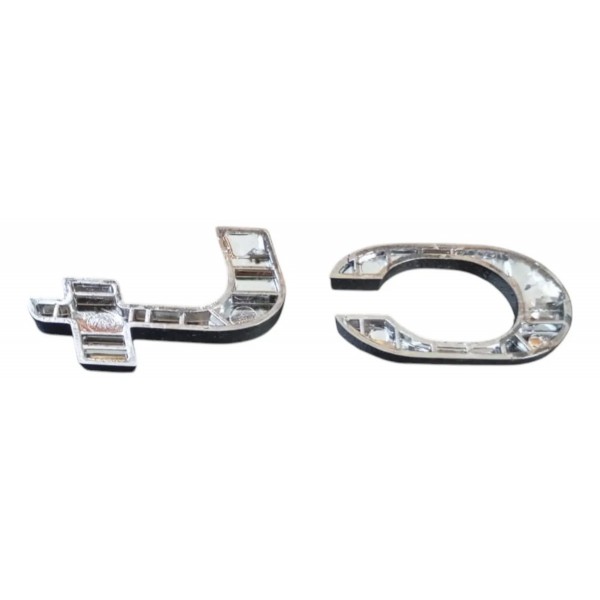 Aplique Letreiro Emblema C4 Citroen 2013 14 15 16 17 2018 Cromado