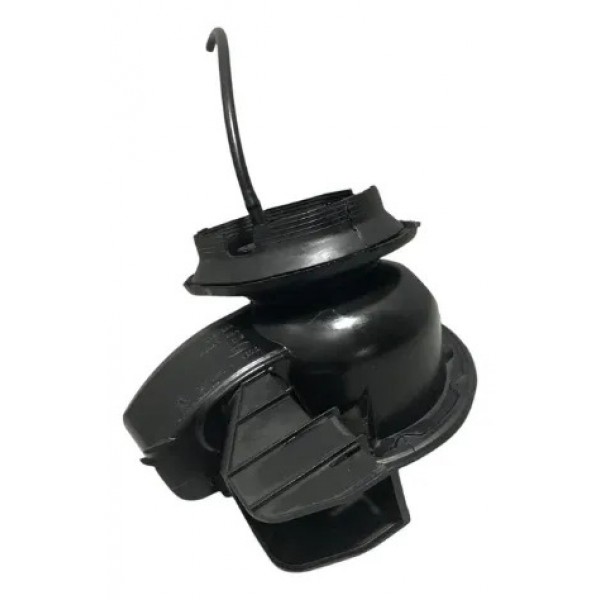 Portinhola Tampa Combustível Ford New Fiesta Hatch 2015 2019 Cinza 2018