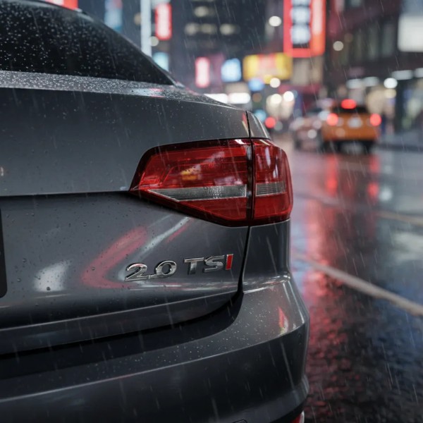 Emblema Letreiro 2.0 Tsi Linha Vw Jetta Tiguan Cromado Cromado