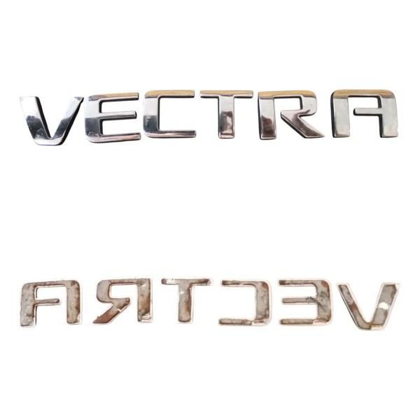 Emblema Letreiro Vectra Gls 2002 2003 2004 2005 Tampa Mala Cromado